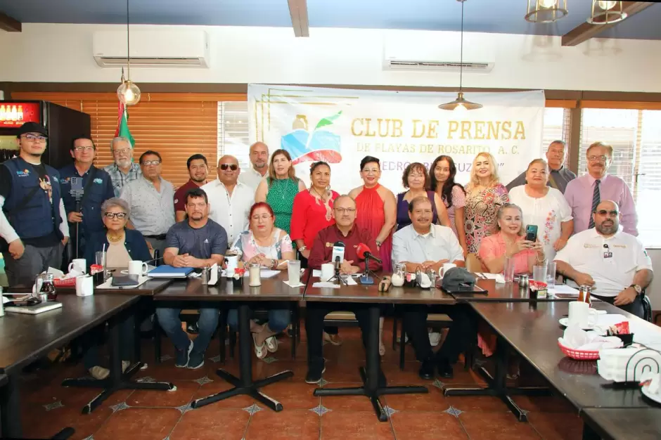 Presentan avance de acciones ante Club de Prensa de Playas de Rosarito, A.C. "Pedro Arias Guzm�n"