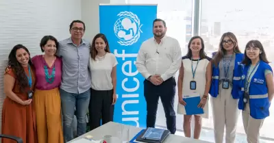 Ismael Burgue�o coordinaci�n con Unicef