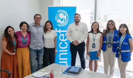 Ismael Burgue�o coordinaci�n con Unicef