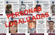 FGE localiza a nueve personas reportadas como desaparecidas