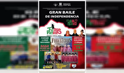 Dar� alcaldesa Alejandra Padilla Orozco el Grito de Independencia a las 10:00 de