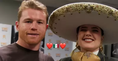 Sal "Canelo" lvarez y Camila Fernndez