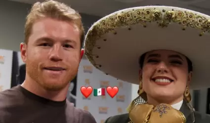 Sa�l "Canelo" �lvarez y Camila Fern�ndez