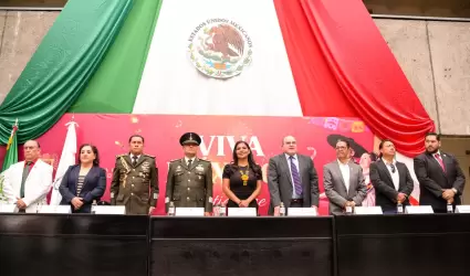 Ceremonia conmemorativa por el 214 aniversario de la Independencia de M�xico