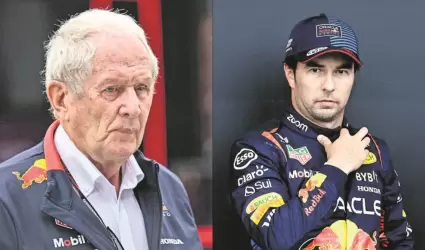 Helmut Marko y Checo P�rez