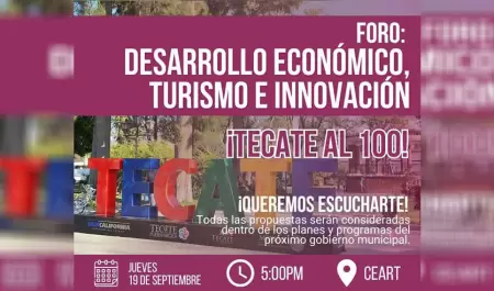 Invita Romn Cota a foro de desarrollo econmico, turismo e innovacin Tecate a