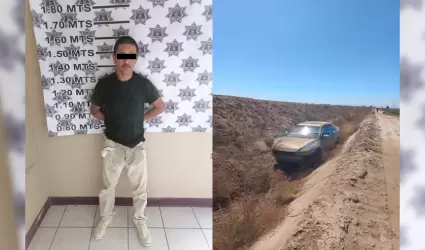 Presunto implicado por robo de veh�culo de motor en flagrancia