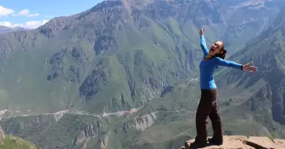 mujer feliz