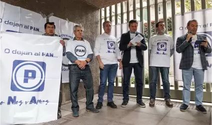 Militantes del PAN