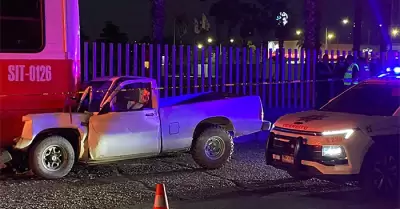 Accidente en bulevar Paseo Ro Sonora y Real del Arco