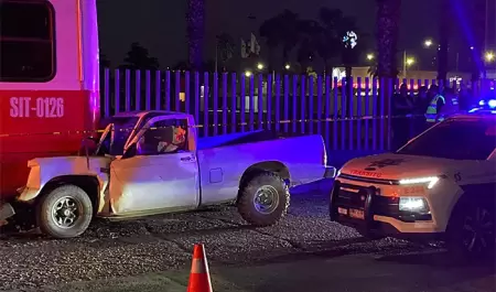 Accidente en bulevar Paseo Ro Sonora y Real del Arco