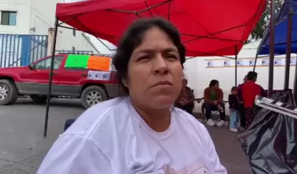 Campamento en f�brica de Tijuana