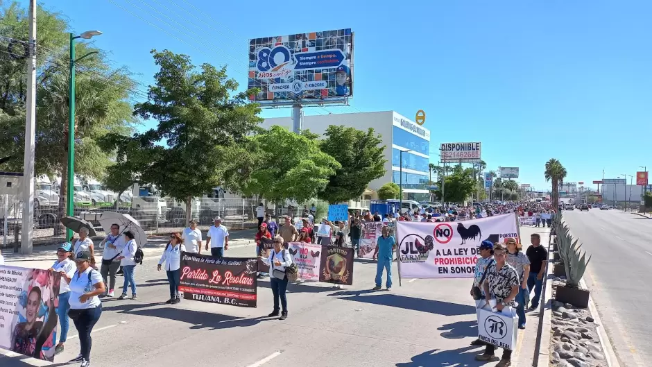 Manifestacin contra aspectos de la Ley de Proteccin y Bienestar Animal en Sonora