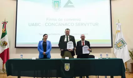 Convenio UABC-Concanaco Servitur