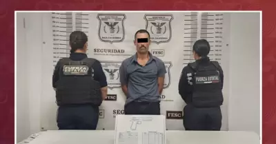 Detenido con arma de fuego