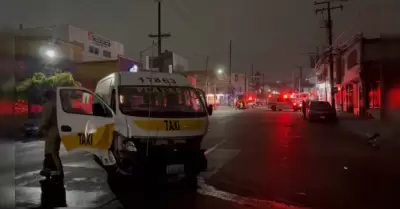 Taxista en estado de ebriedad provoca accidente en Zona Centro