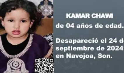 Ni�a africana desaparecida en Navojoa