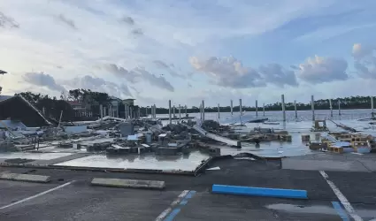 Devastaci�n en Florida por efectos del hurac�n Helene