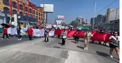 Continan manifestaciones en BC de trabajadores del poder judicial