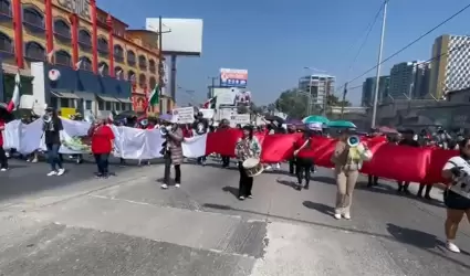 Contin�an manifestaciones en BC de trabajadores del poder judicial