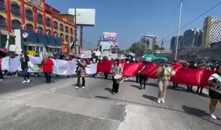 Continan manifestaciones en BC de trabajadores del poder judicial