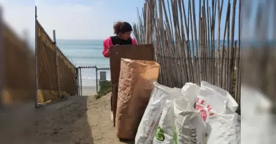 Ms 2 mil 200 kilos de basura recolectados en playa del programa Ensenada en Arm