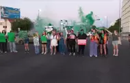 VIDEO Se manifiestan en defensa del aborto en Sonora