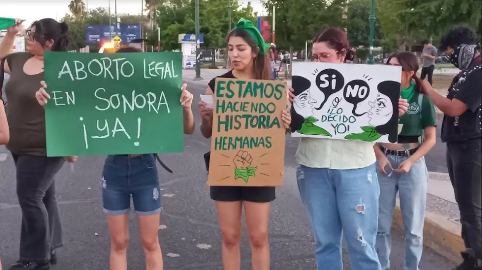 Marcha pro aborto Sonora