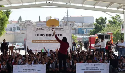 SSCBC lleva mensaje preventivo a trav�s de foro infantil