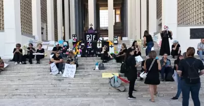Manifestaci�n de trabajadores del Poder Judicial
