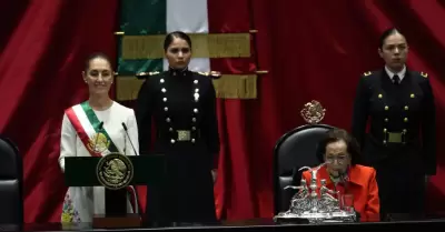 Claudia Sheinbaum Pardo rindi� protesta este 1 de octubre como la primera mujer 