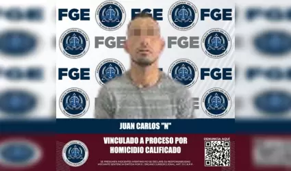 Vinculaci�n a proceso para imputado por homicidio calificado