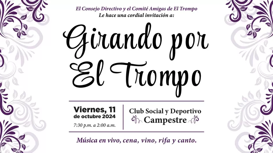 Celebrar�n "Girando por El Trompo" en beneficio de la educaci�n