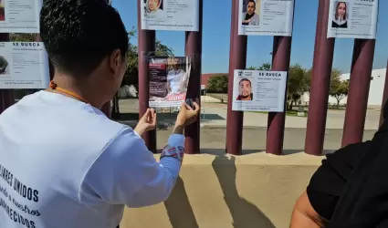 Familias exigen derecho a espacio para sus seres queridos desaparecidos