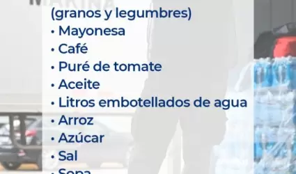 Centro de acopio en Ensenada en apoyo a los afectados por el hurac�n "John"
