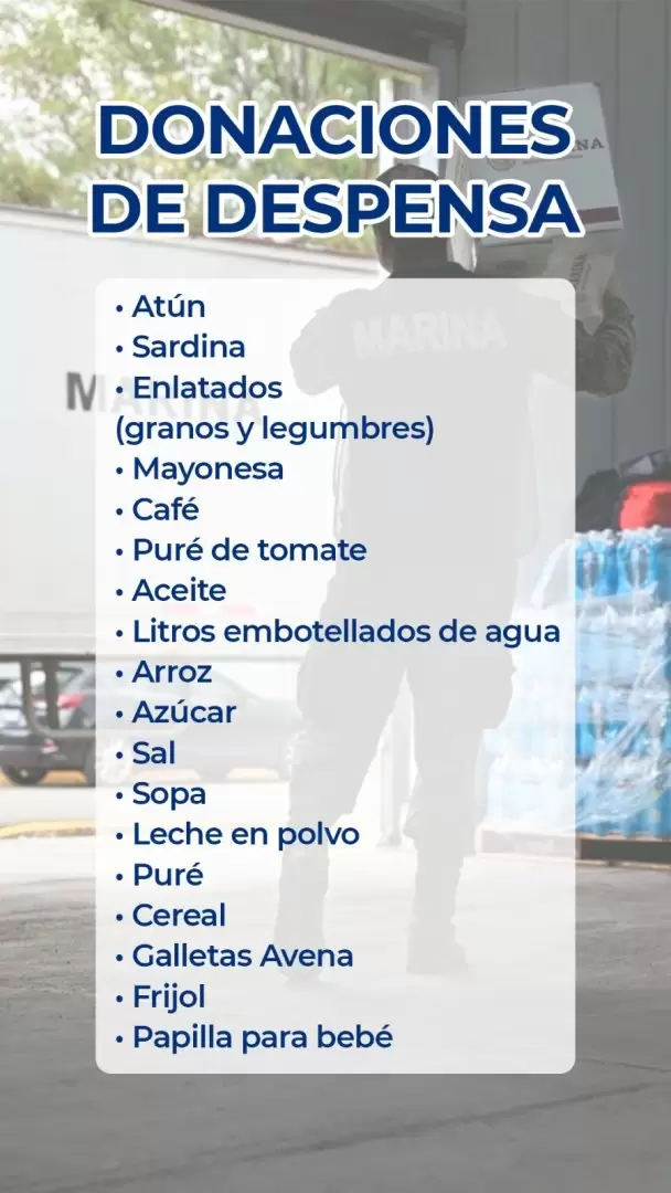 Centro de acopio en Ensenada en apoyo a los afectados por el hurac�n "John"