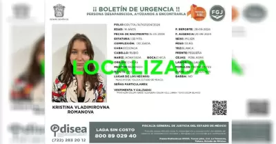 Trabajo coordinado permiti� la localizaci�n de joven rusa menor de edad