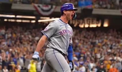 Pete Alonso bate� un jonr�n de tres carreras en la novena entrada