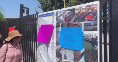 Manifestaci�n en Escuela