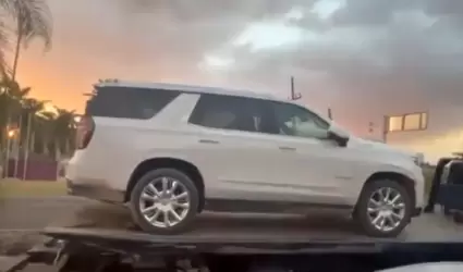 Camioneta despojada a alcaldesa de Mazatl�n