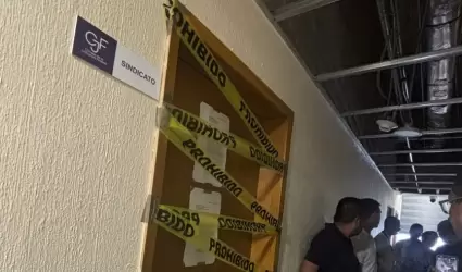Clausura simb�lica de las oficinas de la representaci�n del sindicato del PJF en