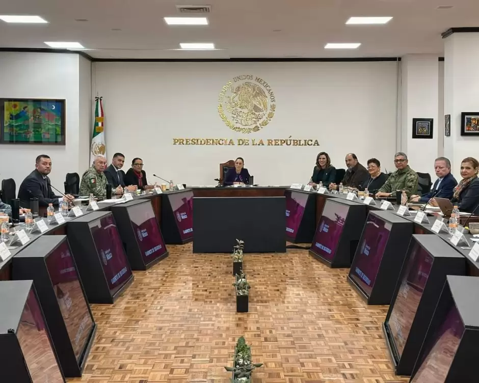 Se re�nen gobernadora Marina del Pilar y presidenta Sheinbaum para fortalecer seguridad en BC