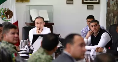 Mesa Estatal de Seguridad con la participaci�n de Omar Garc�a Harfuch