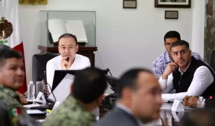 Mesa Estatal de Seguridad con la participaci�n de Omar Garc�a Harfuch
