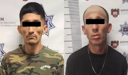 Dos generadores de violencia son capturados por la polic�a municipal