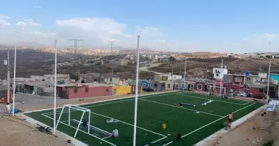 Registra avance del 95% la construcci�n del parque en Villas de Sol II