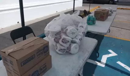 DIF Sonora abre centro de acopio para apoyar a afectados por el hurac�n John.