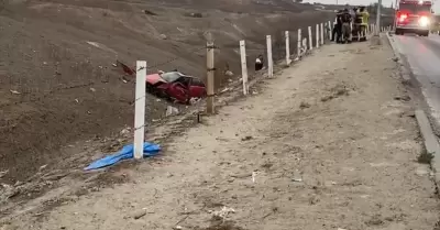 Accidente en la V�a R�pida Oriente
