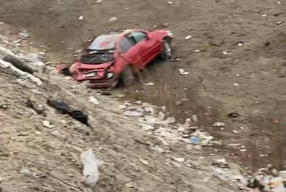 Accidente en la V�a R�pida Oriente