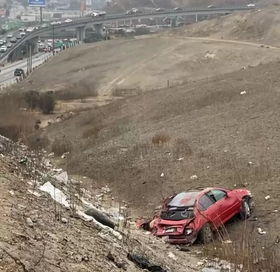 Accidente en la V�a R�pida Oriente